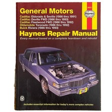 Haynes Repair Manual Cadillac Eldorado Seville DeVille Fleetwood 1986-91 38031 picture