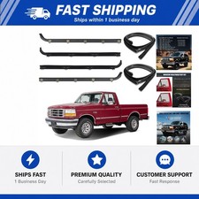 Front Door Window Weatherstrip Kit,Window Molding Sweep Felt Trim Seal & Run picture