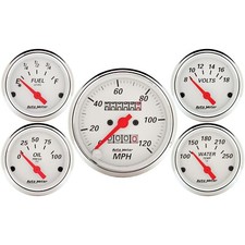 AutoMeter 1300 Arctic White  Gauge Kit 3-3/8