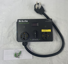 Sekelo EV Dryer Splitter Switch NEMA 14-30P to 14-30R 14-50R 240V 24A picture