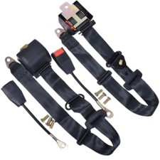 For all Jaguar Seat Belt Universal Fit Extreme Quality 3 Point Easy Install picture