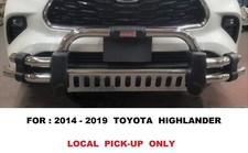 FOR: 2014-2019 TOYOTA HIGHLNDER. STAINLESS STEEL BUMPER GUARD PROTECTOR,BULL BAR picture