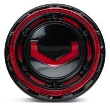Vossen Modular Billet Center Cap Gloss Black/Red Insert HF6 VFS CVT CV3R Qty 4 picture