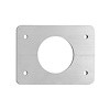 Taco Metals Fishing Outrigger Mount Backing Plate Brite Anodized BP-150BSY-320-1 picture