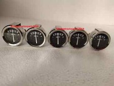 5X **WHOLESALE** LUCAS AMMETER AMPMETER 6V 6 VOLT BLACK FACE BSA NORTON TRIUMPH picture