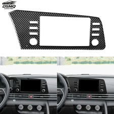 Soft Real Carbon Fiber For Hyundai Elantra 21-26 Navigation Display Panel Cover picture