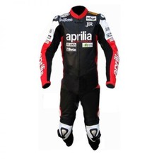 Aprilia Motorbike Genuine Leather Suit Motorcycle Racing Protective Suit picture