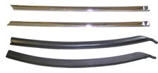 1969-70 Chevrolet Caprice, Impala, SS rear quarter window seal retainers & seals picture