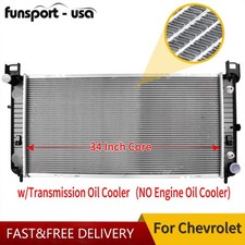 34'' Radiator for Chevy Silverado 1500 GMC Yukon Cadillac Escalade 4.8 5.3L 6.0L picture