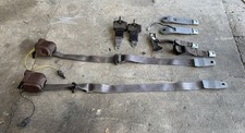 1983-1993 Ford Mustang 5.0L GRAY OEM rear Seat belts LX GT Convertible picture