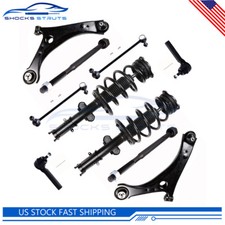 10 Pcs For 2008-2014 DODGE Grand Caravan Front Struts Control Arms Tie Rods Kit picture