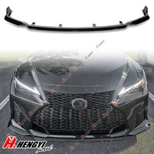 For Lexus IS350 IS300 F-Sport 2021-2025 V-Style Black Front Bumper Spoiler Lip picture