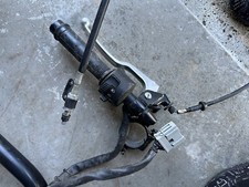 2009 07-12 HONDA CBR600RR  OEM LEFT CLIP ON CLIPON HANDLEBAR W SWITCHES picture