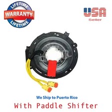 ClockSpring Fit Dodge Challenger 2018-2023  heated & Paddle Shiffter on Steering picture