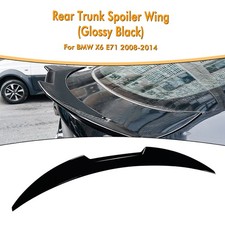 1x Gloss Black Rear Trunk Spoiler Lip Bodykit For BMW X Series X6 E71 2008-2014 picture