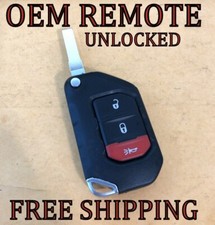 OEM 18-24 JEEP WRANGLER UNLIMITED GLADIATOR SMART KEY REMOTE FLIP FOB 68292942 picture