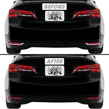 Chrome Delete Blackout Overlay for 2015-17 Acura TLX Rear Reflector Trim  picture