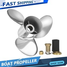 14 1/4 X 16 Stainless Boat Propeller For Mercury 135-300HP 15 Spline 14.25,RH picture