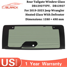 Rear Tailgate Window Glass For 2019-2025 Jeep Wrangler Heated (with defroster) picture