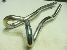 1966 BSA A65 A50 HORNET SPITFIRE HIGH PIPE EXHAUST SET PART # 68-2821 68-2822 picture