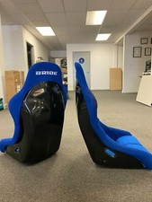 LAST PAIR - HOLIDAY DEAL $ BRIDE VIOS 3 III BLUE Gradation Seats Low Max Racing picture