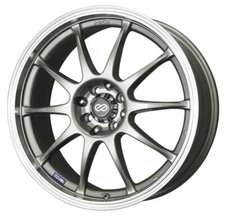 Enkei 409-770-10SP J10 17x7 +42mm Silver Machined Lip Wheel 4x100/114.3 picture