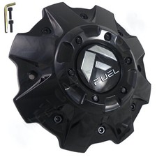 Fuel Wheels Gloss Black / Black Rivets Custom Wheel Center Cap # 1001-79GBR (1) picture