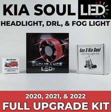 2020/21/22 KIA Soul LED Headlight, Daytime Running Light, & Fog Light FULL Kit picture