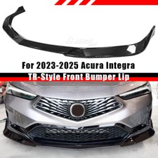 For 2023-2025 Acura Integra TR-Style Painted Black Front Bumper Lip Body Spoiler picture