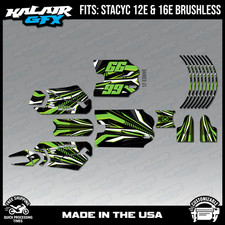Graphics Kit for STACYC Electric 16E/12E Brushless all years Prime-GREEN picture