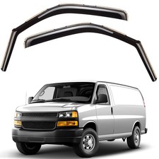 Sun Rain Visors Wind Rain Guards for 1996-2026 Chevy Express Van 2500/3500 picture
