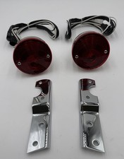 1960 61 62 63 64 65 66 Chevrolet GMC Truck Stainless Taillight Assembly Set picture