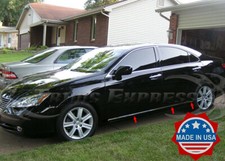 fit:07-2012 Lexus ES 350 6Pc Flat Stick-On Stainless Body Side Molding Trim 1/2