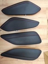 Genuine GM 84712621 Black/Red Interior Knee Pad Trim Kit OEM 2016-2024 Chevrolet picture