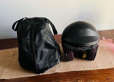 Snell SA2020 Conquer Lightweight Open Face Racing Helmet Matte Blk w/Case M NEW picture