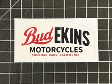 New Bud Ekins Motorcycles Sherman Oaks Decal Sticker Triumph McQueen picture