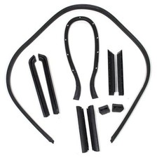 Convertible Top Weatherstrip W/Rear Bow Retainer Cord for 1968-1975 C3 Corvette picture