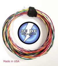 20 awg TXL HIGH TEMP AUTOMOTIVE WIRE 8 STRIPED COLORS 25 FT EA (LOT B) picture