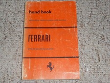 1967 Ferrari 330GTC 330 GTC Operators Maint Service Repair Manual Coupe 3.3L picture