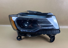 NICE 2014-2016 JEEP GRAND CHEROKEE RIGHT HEADLIGHT HID XENON NON-AFS BLACK OEM picture