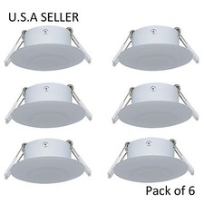 Facon 6Pcs 3Inch RV Puck Led Recessed Cabinet Light No Flicker for 12V DC picture