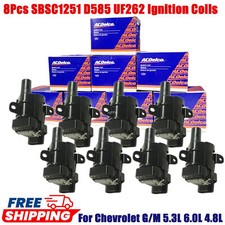8PCS OEM Ignition Coils Fit Chevrolet G/M 5.3L 6.0L 4.8L BSC1251 D585 UF262 new# picture