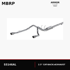 MBRP S5146AL Dual Split Rear Exhaust for 2009-2018 Dodge Ram 1500 5.7L HEMI picture