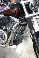 Harley FXR Front Engine Safety Crash Bar FXLR Chrome 1982-1994 V-Twin 51-0887 X5 picture
