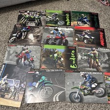 1990's Kawasaki Off-Road/Motocross/Dual Purpose Dealer Sales Brochure lot of 13 picture
