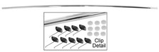 1971-74 Dodge Challenger Trunk Lid Molding w/ Clips New picture