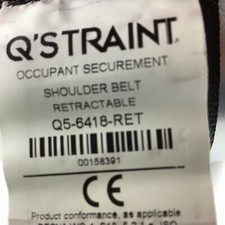 Q' STRAINT RETRACTABLE SHOULDER BELT PART NO: Q5-6418-RET picture