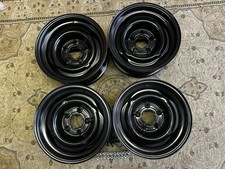 1969-72 CHEVELLE SS/NOVA SS 14x6 STEEL DISC BRAKE WHEELS NICE COPO STYLE TW CODE picture