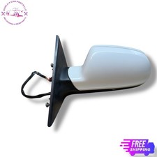 2010-2014 Audi A5 Front Driver Left Door Side Mirror White OEM With Signal picture