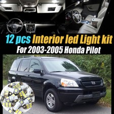 12Pc Super White Interior LED Light Bulb Kit Package for 2003-2005 Honda Pilot picture